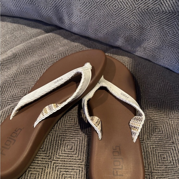 Flojos Women's Tan and Cream Sandals A00510 - Picture 5 of 5